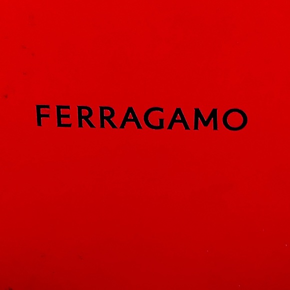 SALVATORE FERRAGAMO EMII 85 T 9 1/2 C NERO VELVIT NIB